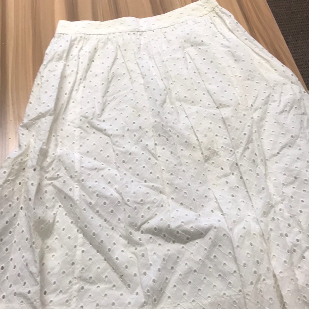 Kate Spade Eyelet Midi Skirt